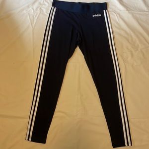 Blue adidas leggings